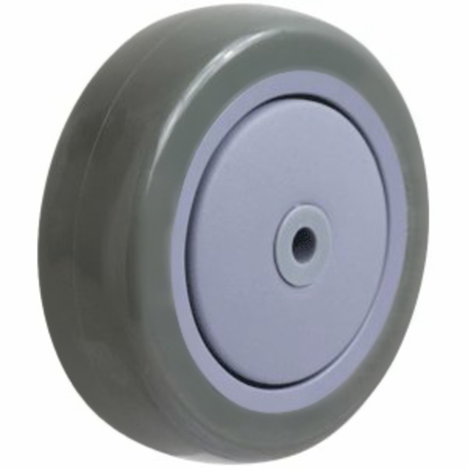 100mm Grey Polyurethane Wheel image 0